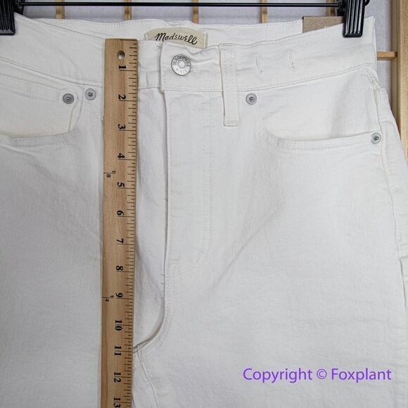 NEW Madewell The High-Rise Perfect Vintage Jean in Tile White, 27 - Picture 6 of 16